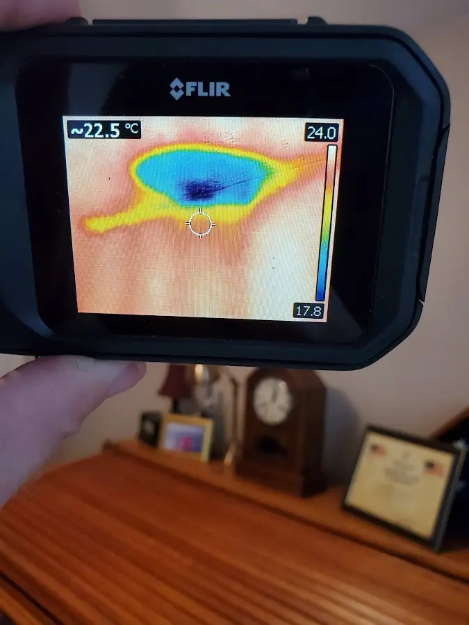 Thermal imaging inspection for water damage in Massapequa Park