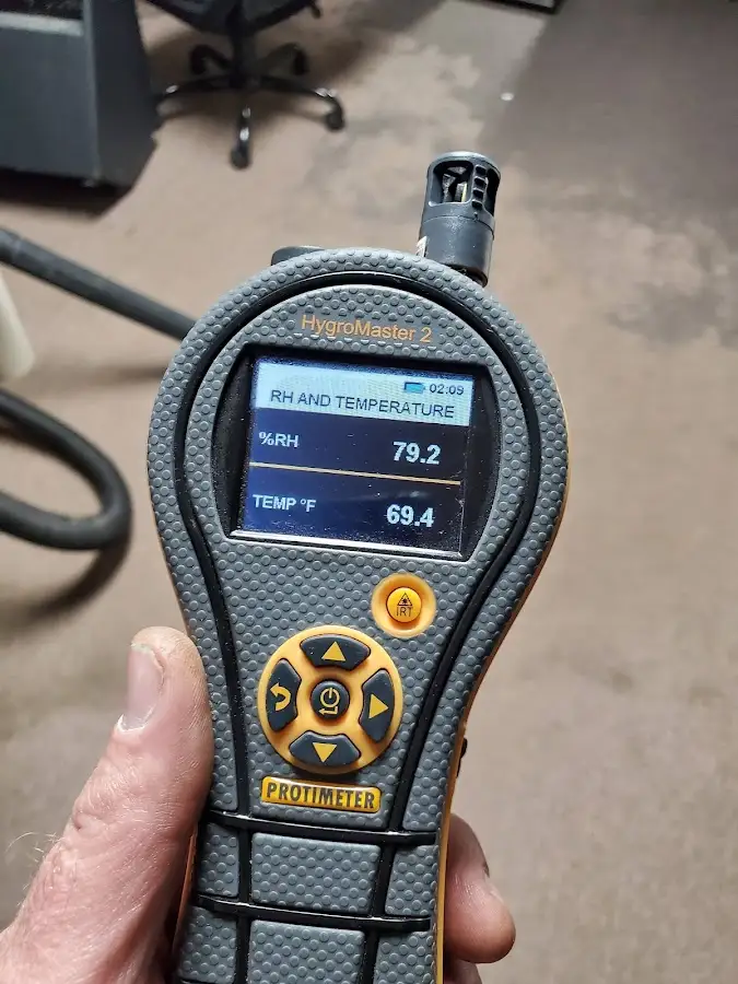 Moisture meter humidity assessment for Mold Remediation & Removal in Massapequa Park